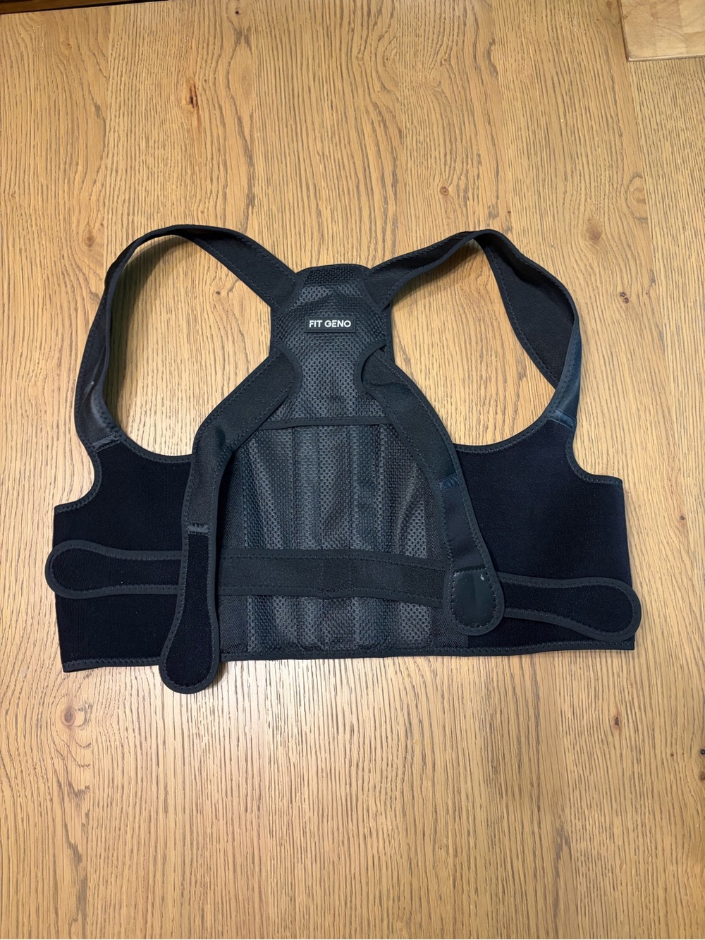 FIT GENO Black Posture Corrector Vest